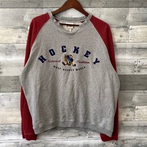 WALT DISNEY WORLD HOCKEY NATIONAL TRADITION SWEATSHIRT GREY MEN’S XL